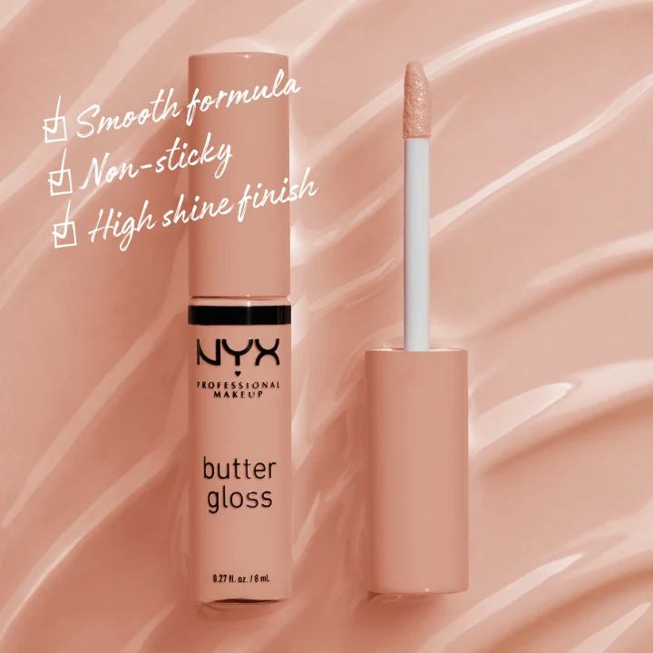 NYX Professional Makeup Butter Gloss Lip Gloss 8 ml 14 Madeleine NYX Professional Makeup
