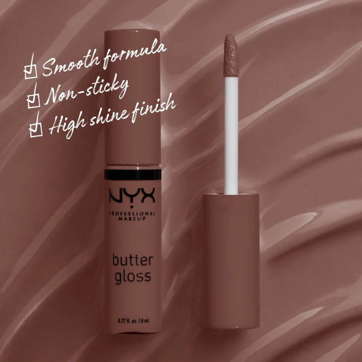 NYX Professional Makeup Butter Gloss Lip Gloss 8 ml 17 Ginger Snap NYX Professional Makeup