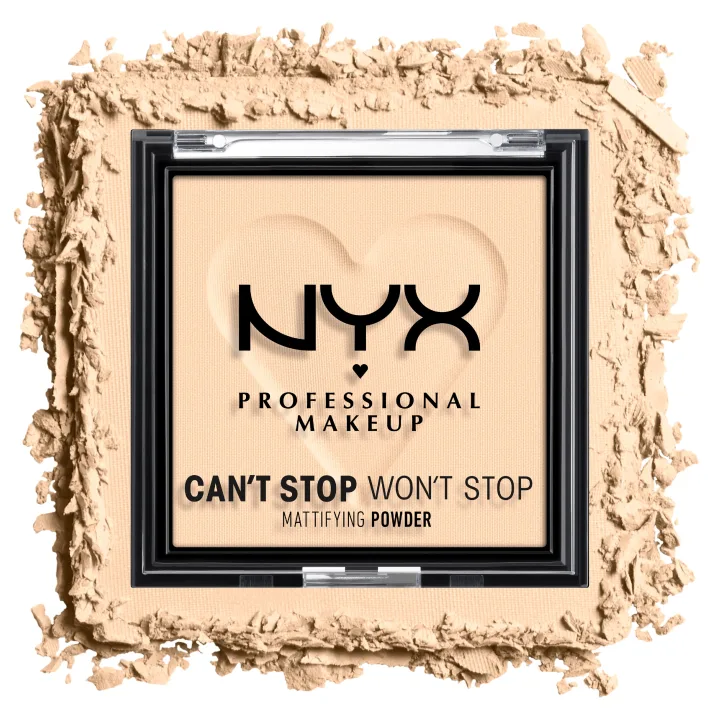 NYX Professional Makeup Can't Stop Won't Stop Mattifying Pressed Powder 6 g 01 Fair NYX Professional Makeup