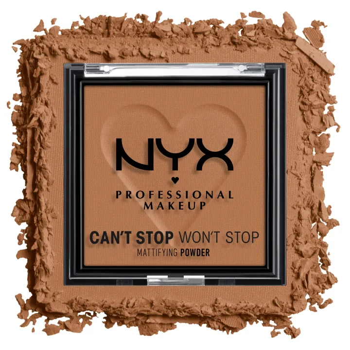NYX Professional Makeup Can't Stop Won't Stop Mattifying Pressed Powder 6 g 08 Mocha NYX Professional Makeup