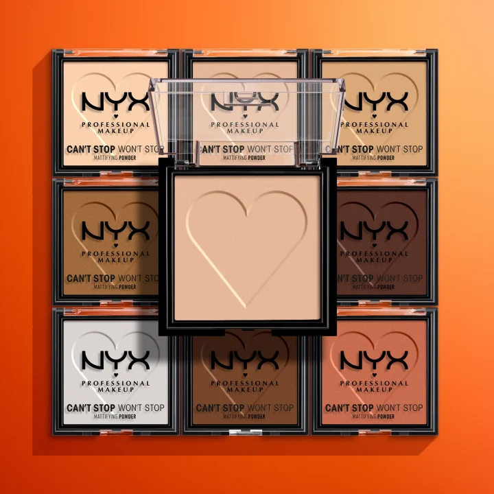 NYX Professional Makeup Can't Stop Won't Stop Mattifying Pressed Powder 6 g 03 Light Medium NYX Professional Makeup