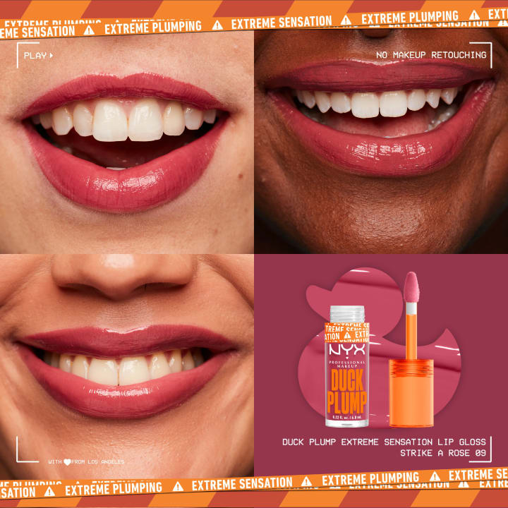 NYX Professional Makeup Duck Plump Lip Gloss 7 ml 09 Strike A Pose NYX Professional Makeup