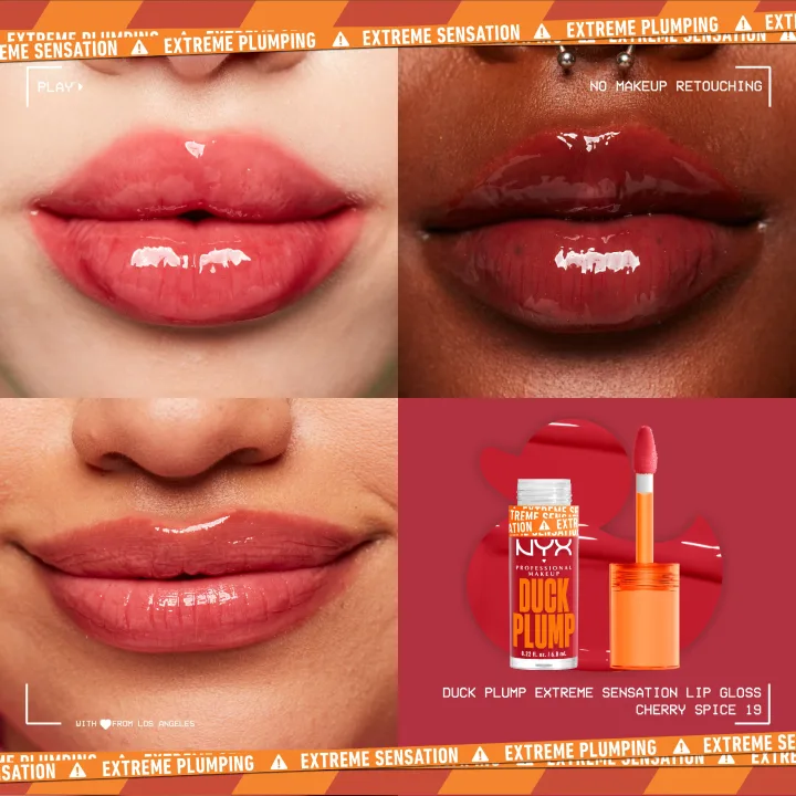 NYX Professional Makeup Duck Plump Lip Gloss 7 ml 19 Cherry Spice NYX Professional Makeup