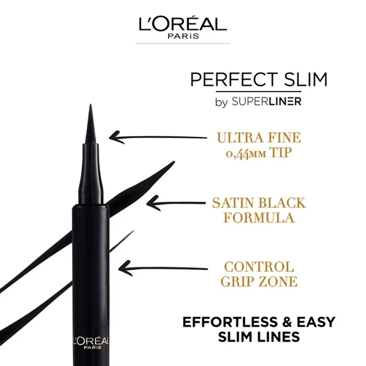 L'Oréal Paris Superliner Perfect Slim Eyeliner Black 1 1,1 g LOreal Paris