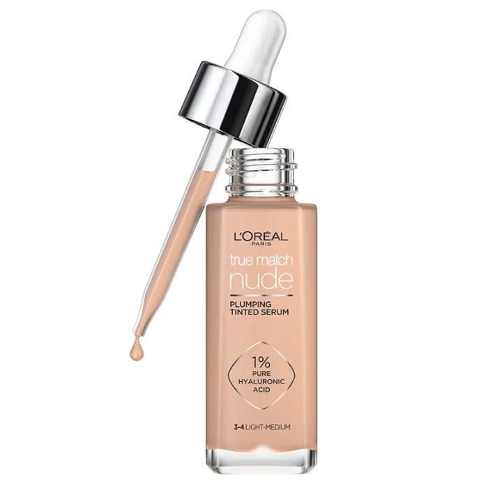 L'Oréal Paris True Match Nude Plumping Tinted Serum 30 ml Light-Medium 3-4 LOreal Paris