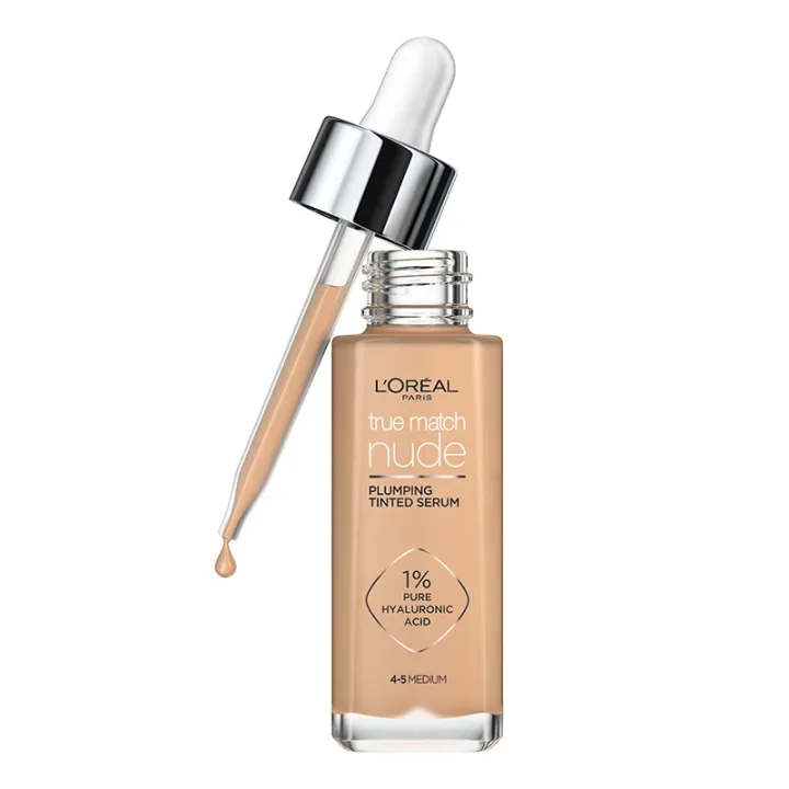 L'Oréal Paris True Match Nude Plumping Tinted Serum 30 ml Medium 4-5 LOreal Paris
