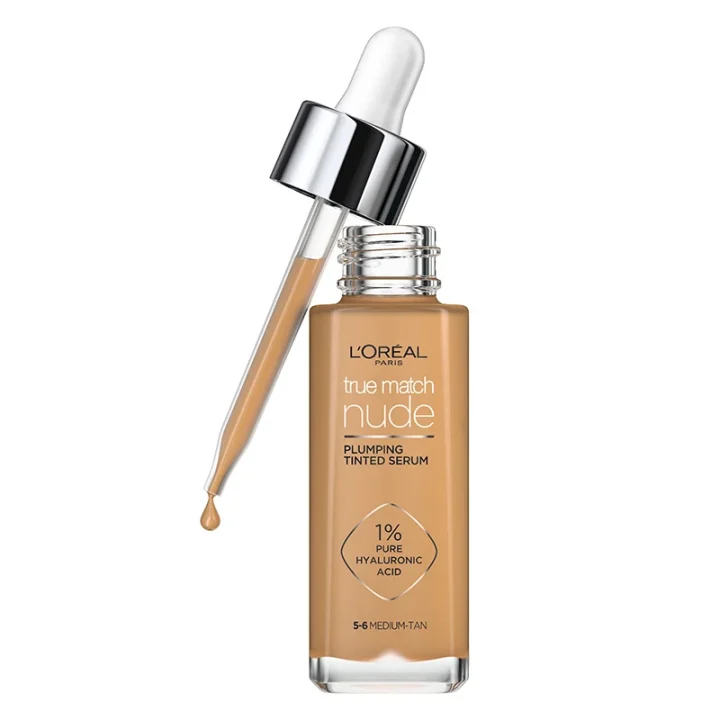L'Oréal Paris True Match Nude Plumping Tinted Serum 30 ml Medium-Tan 5-6 LOreal Paris