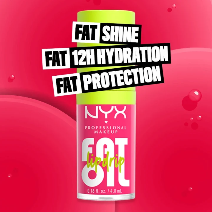 NYX Professional Makeup Fat Oil Lip Drip Lip Gloss 4,8 ml 08 Status Update NYX Professional Makeup