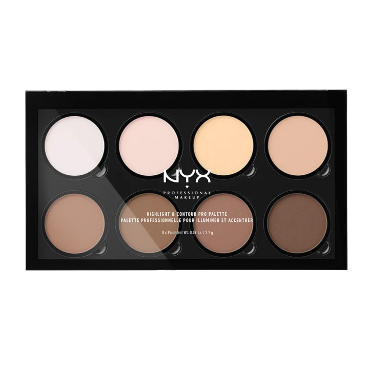 NYX Professional Makeup Highlight & Contour Pro Palette 8 x 2,7 g NYX Professional Makeup