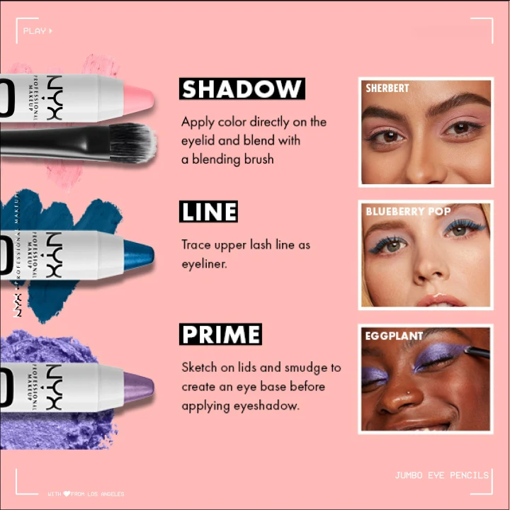 NYX Professional Makeup Jumbo Eye Pencil 5 g 611 Yogurt NYX Professional Makeup