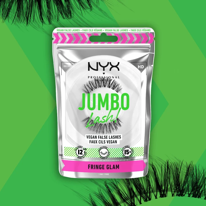 NYX Professional Makeup Jumbo Lash! Vegan False Lashes 04 Fringe Glam NYX Professional Makeup