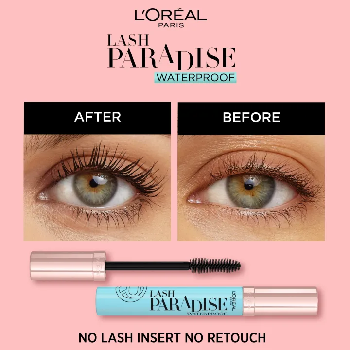L'Oréal Paris Lash Paradise Waterproof Mascara Black  6,4 ml LOreal Paris