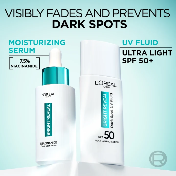 L'Oréal Paris Bright Reveal Niacinamide Dark Spot UV Fluid SPF50 50 ml LOreal Paris