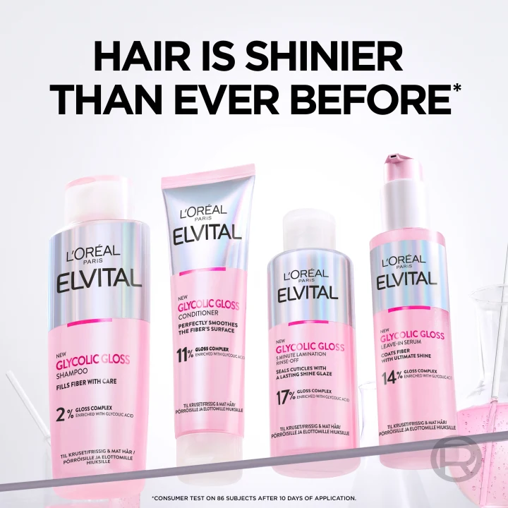 L'Oréal Paris Elvital Glycolic Gloss 5-Minute Lamination Rinse-Off  200 ml LOreal Paris