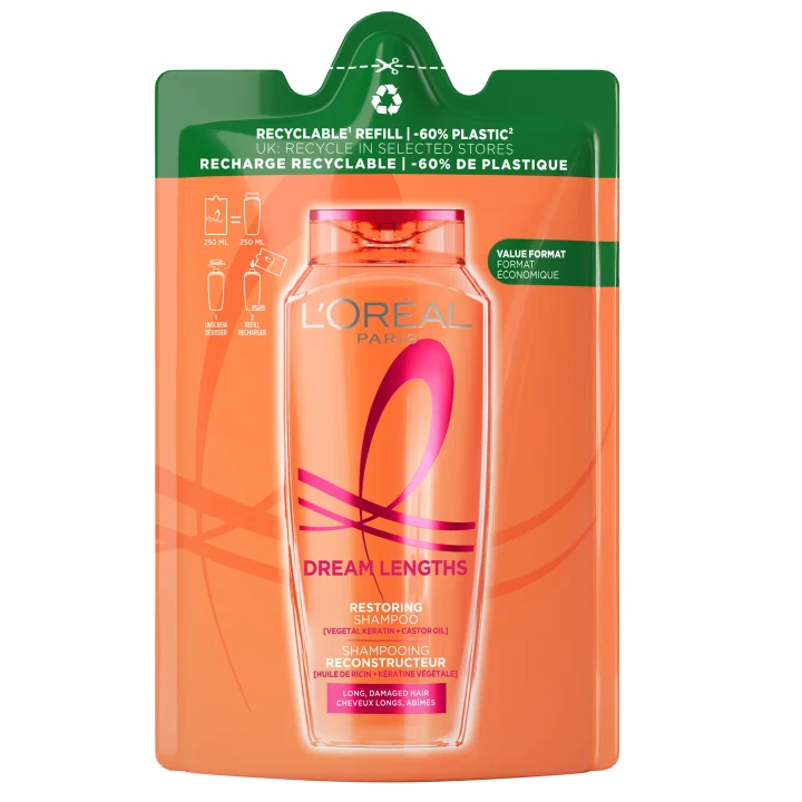 L'Oréal Paris Elvital Dream Length Shampoo Refill 250 ml LOreal Paris