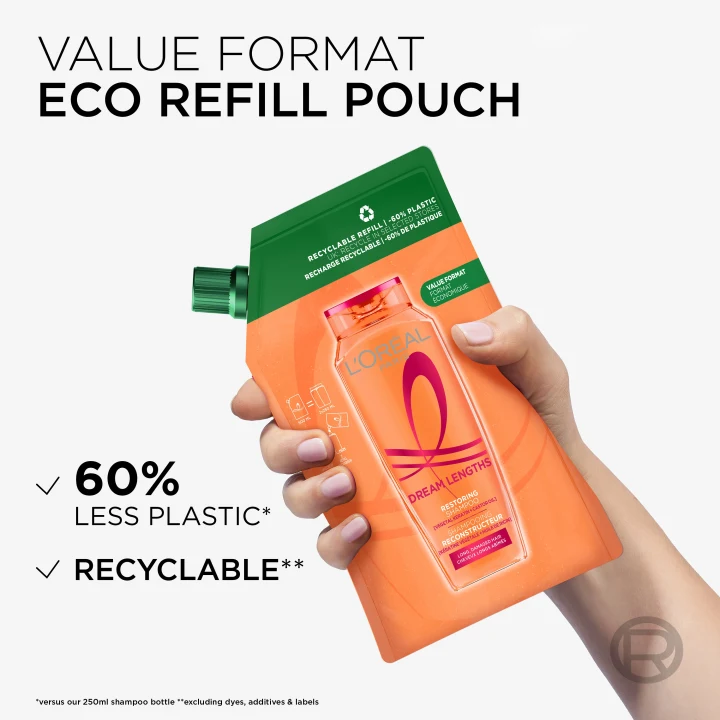L'Oréal Paris Elvital Dream Length Shampoo Refill 500 ml LOreal Paris