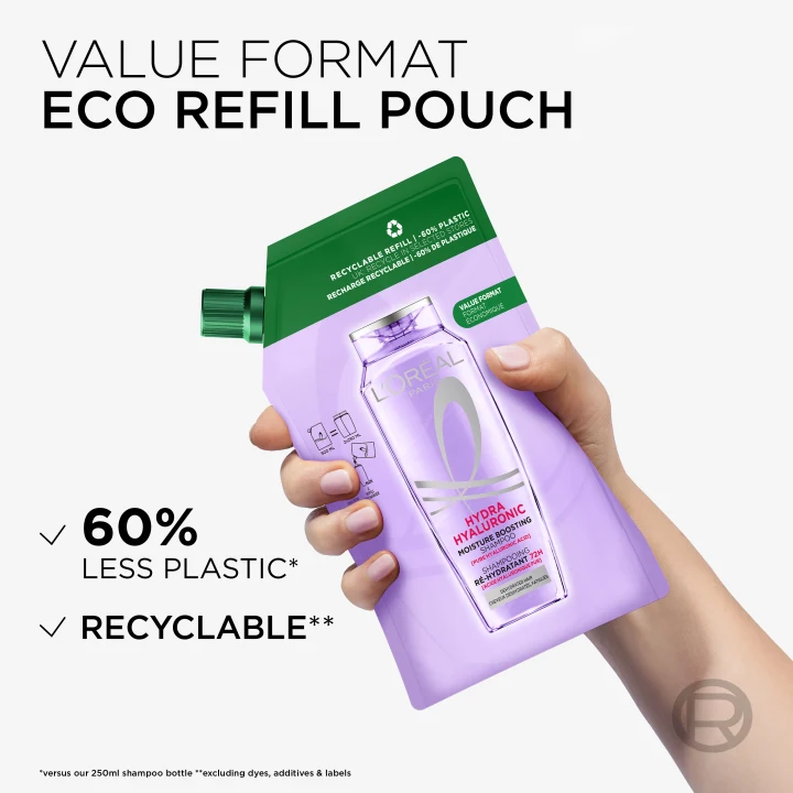 L'Oréal Paris Elvital Hyaluron Plump Shampoo Refill 500 ml LOreal Paris