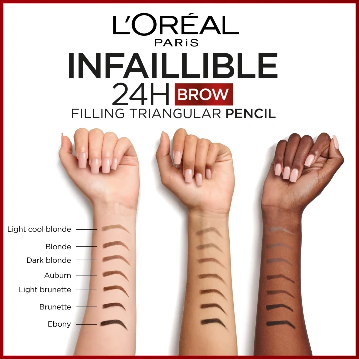 L'Oréal Paris Infaillible Brows 24H Filling Triangular Pencil Brunette 3.0 1 ml 3.0 Brunette LOreal Paris