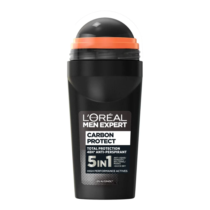 L'Oréal Paris Men Expert Carbon Protect Total Protection 48H Anti-Perspirant Deodorant Roll-On 100 ml LOreal Paris