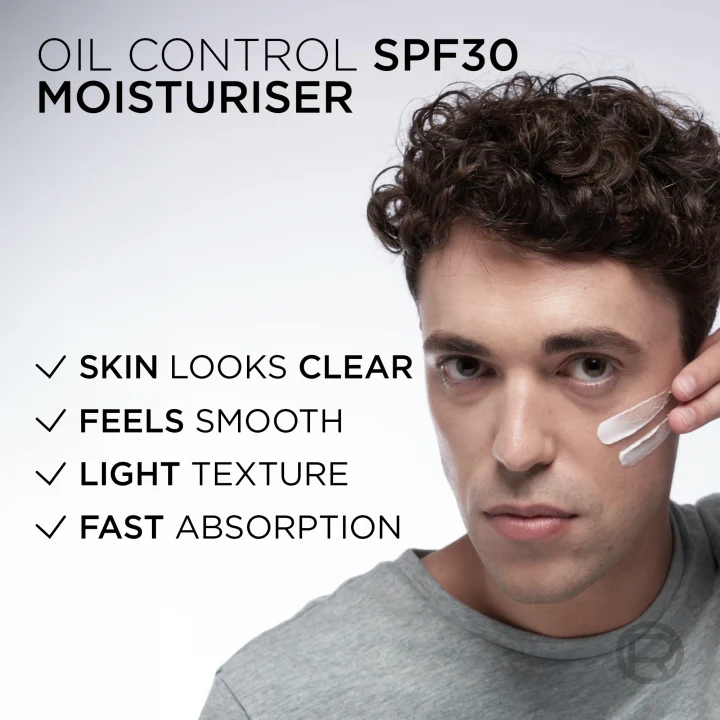 L'Oréal Paris Men Expert Derma Control Oil-Control Moisturiser SPF 30, 40 ml LOreal Paris