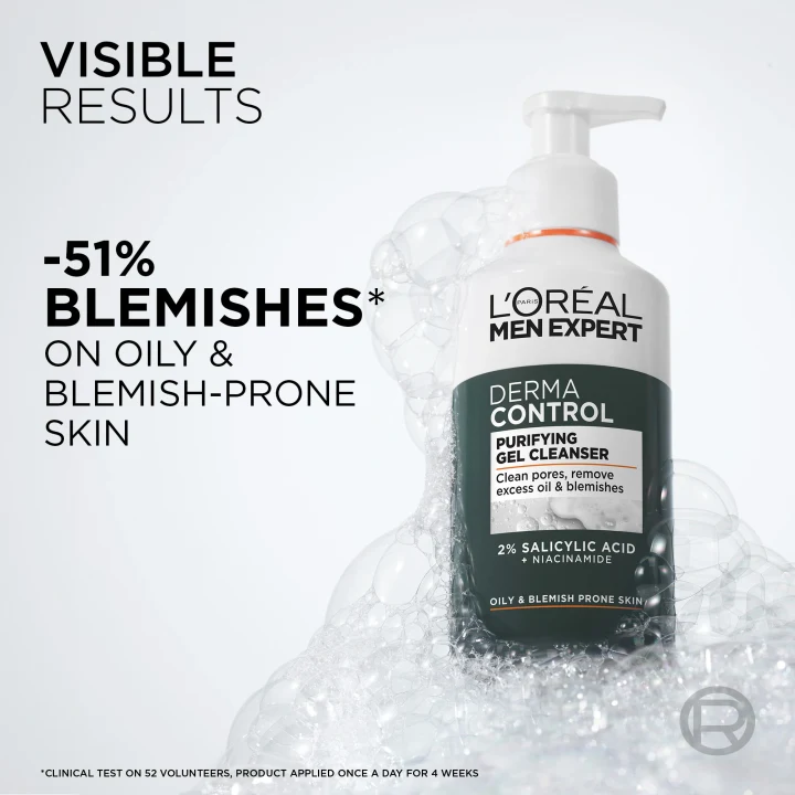 L'Oréal Paris Men Expert Derma Control Anti-Blemish Cleanser 260 ml LOreal Paris