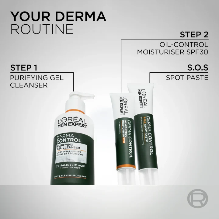 L'Oréal Paris Men Expert Derma Control Anti-Blemish Cleanser 260 ml LOreal Paris