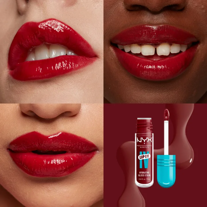 NYX Professional Makeup Lip I.V. Lip Gloss 5 ml 13 Cranberry Splash NYX Professional Makeup