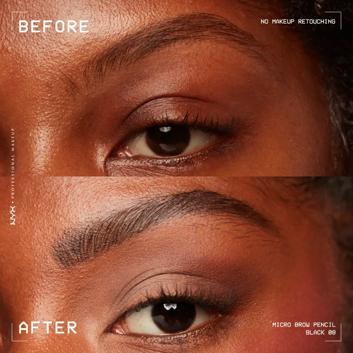 NYX Professional Makeup Micro Brow Pencil 0,09 g 08 Black NYX Professional Makeup