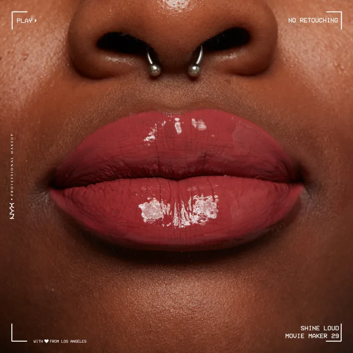 NYX Professional Makeup Shine Loud High Pigment Lip Shine 3,4 ml 29 Movie Maker NYX Professional Makeup