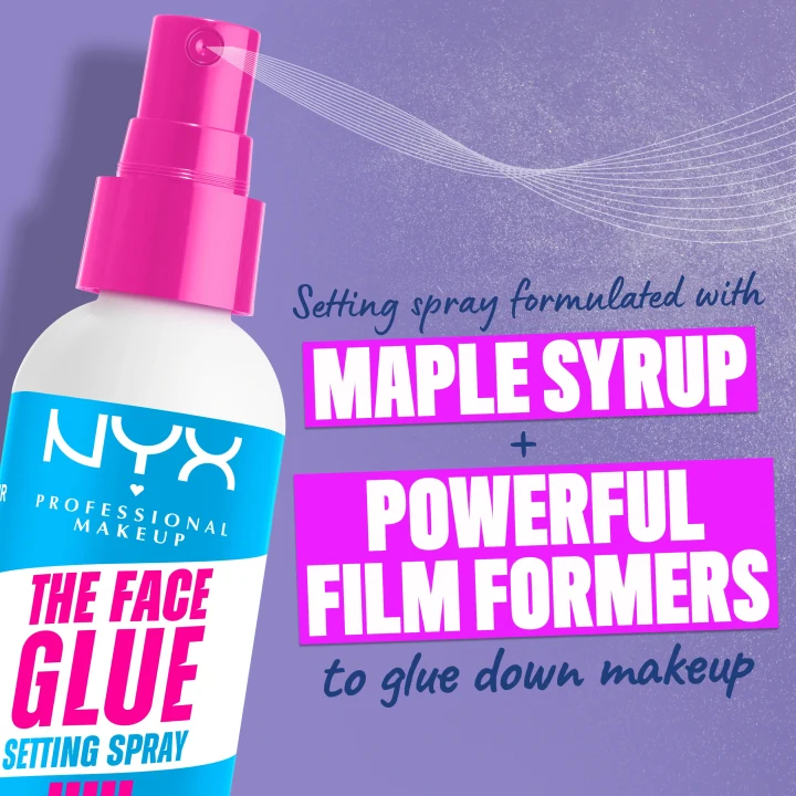 NYX Professional Makeup The Face Glue Makeup Setting Spray 01 60 ml NYX Professional Makeup