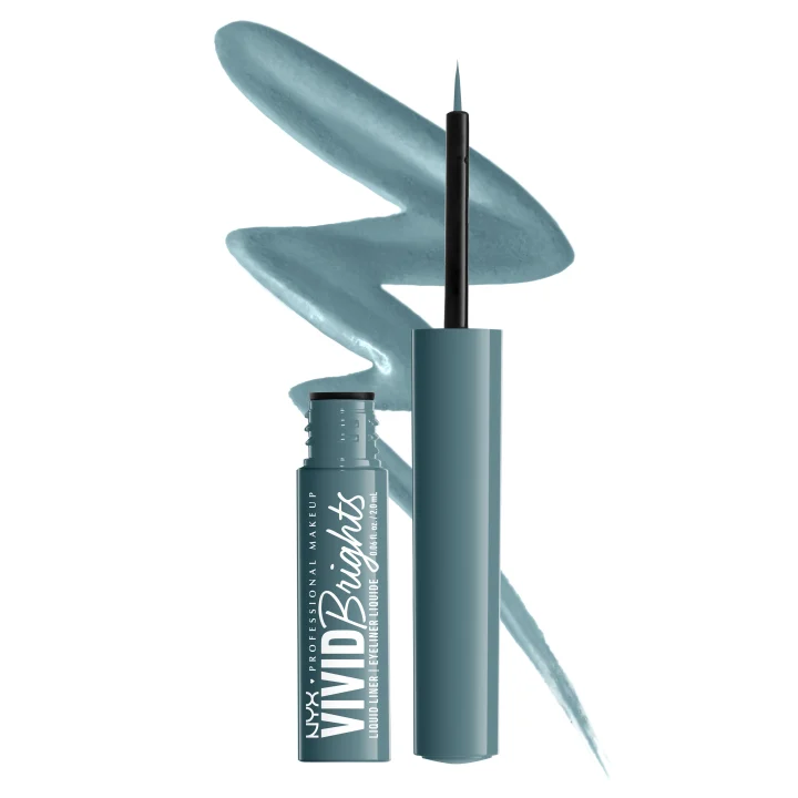 NYX Professional Makeup Vivid Bright Liquid Liner 2 ml 01 Cyan Simp NYX Professional Makeup
