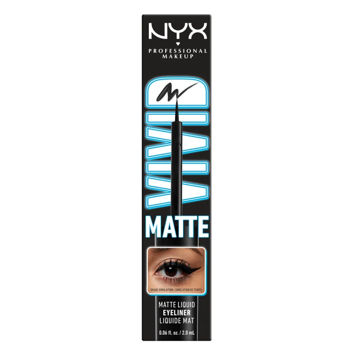 NYX Professional Makeup Vivid Matte Liquid Liner Black 1 2 ml NYX Professional Makeup