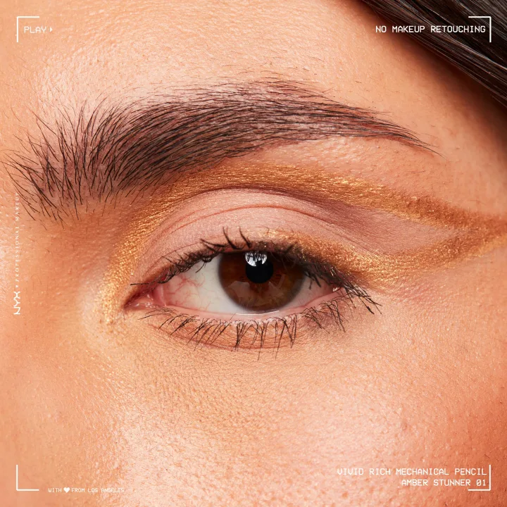 NYX Professional Makeup Vivid Rich Mechanical Liner 0,3 g 01 Amber Stunner NYX Professional Makeup