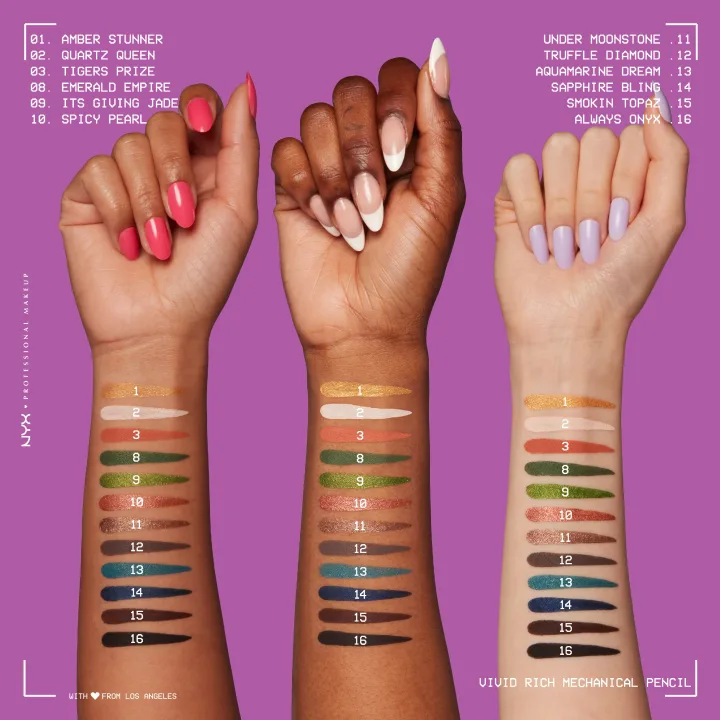 NYX Professional Makeup Vivid Rich Mechanical Liner 0,3 g 02 Quartz Queen NYX Professional Makeup