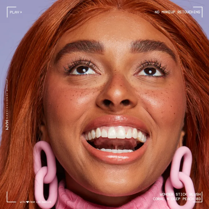 NYX Professional Makeup Wonder Stick Dual-Ended Cream Blush Stick 4 g 03 Coral N Deep Peach NYX Professional Makeup