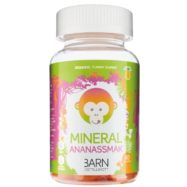 Monkids Mineral Barn Ananas 60 st Monkids