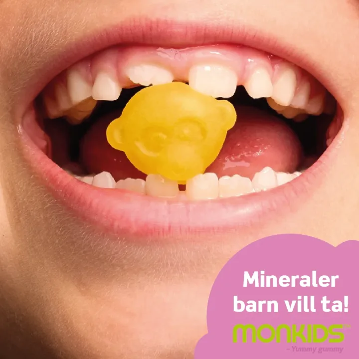 Monkids Mineral Magnesium Barn Ananas 60 st Monkids