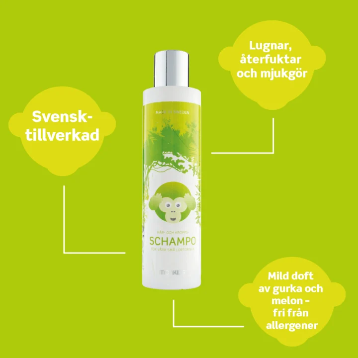 Monkids Naturliga Schampo & Tvål 200 ml Monkids
