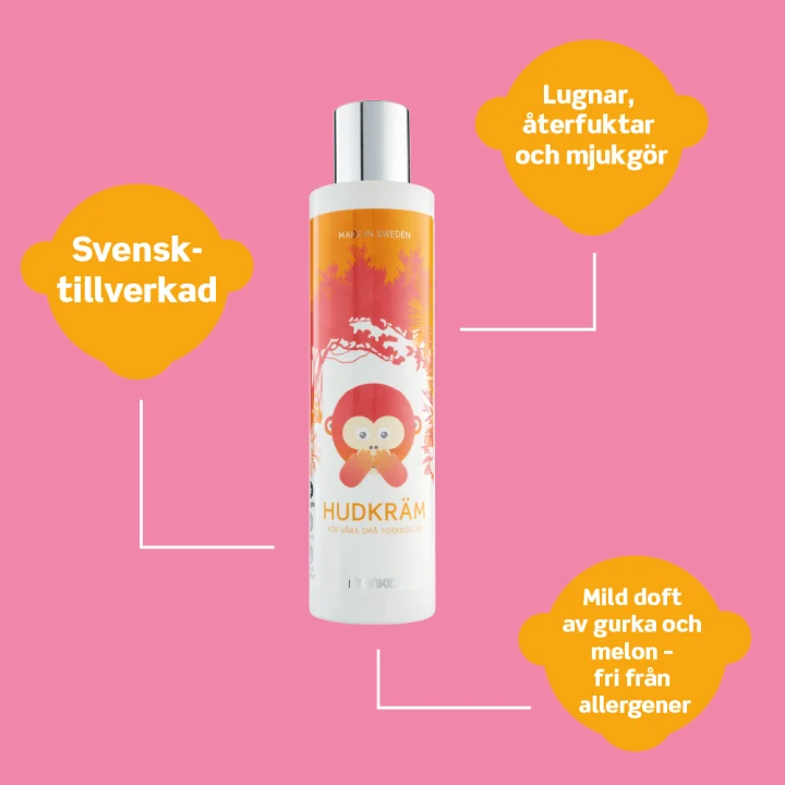 Monkids Naturliga Hudkräm 200 ml Monkids