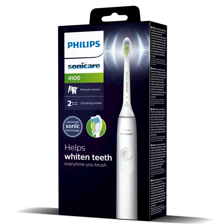 Philips Sonicare 4100 Series Electric Toothbrush White Philips