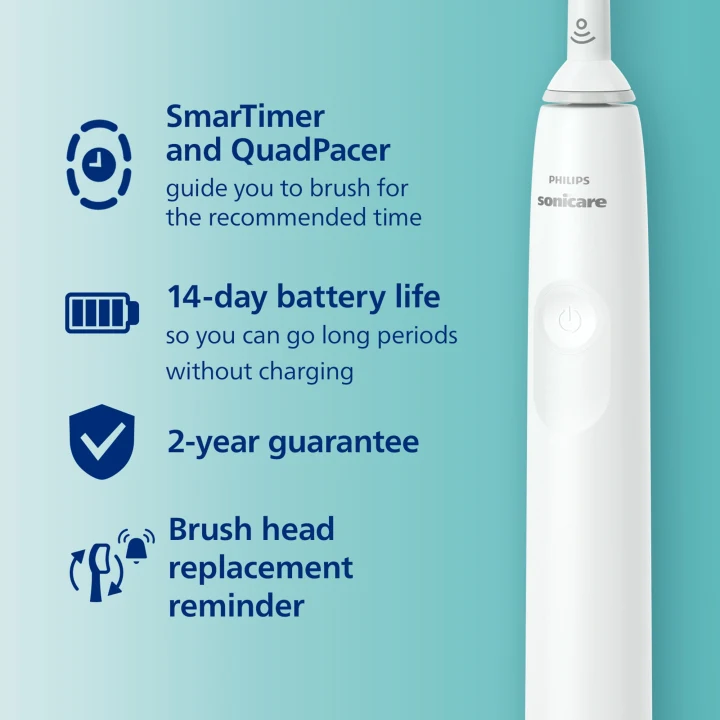 Philips Sonicare 4100 Series Electric Toothbrush White Philips