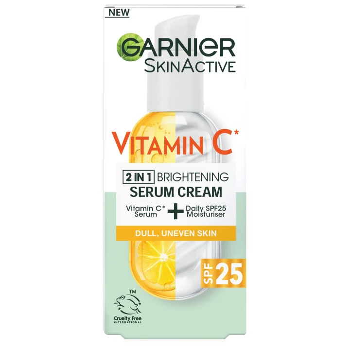 Garnier SkinActive Vitamin C 2-In-1 Brightening Serum Cream 50 ml Garnier