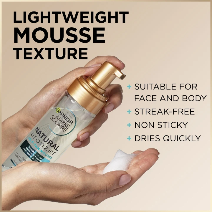 Garnier Ambre Solaire Natural Bronzer  Self-Tan Mousse 200 ml Garnier