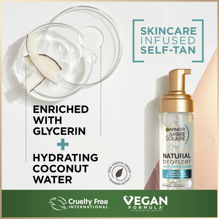 Garnier Ambre Solaire Natural Bronzer  Self-Tan Mousse 200 ml Garnier