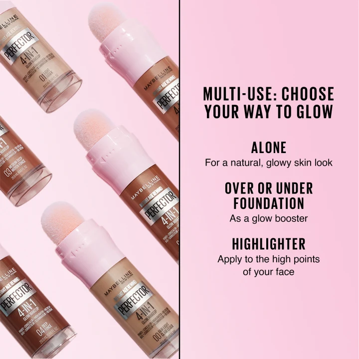 Maybelline New York Instant Perfector 4-in-1 Glow Makeup Foundation 20 ml 01 Light Maybelline New York