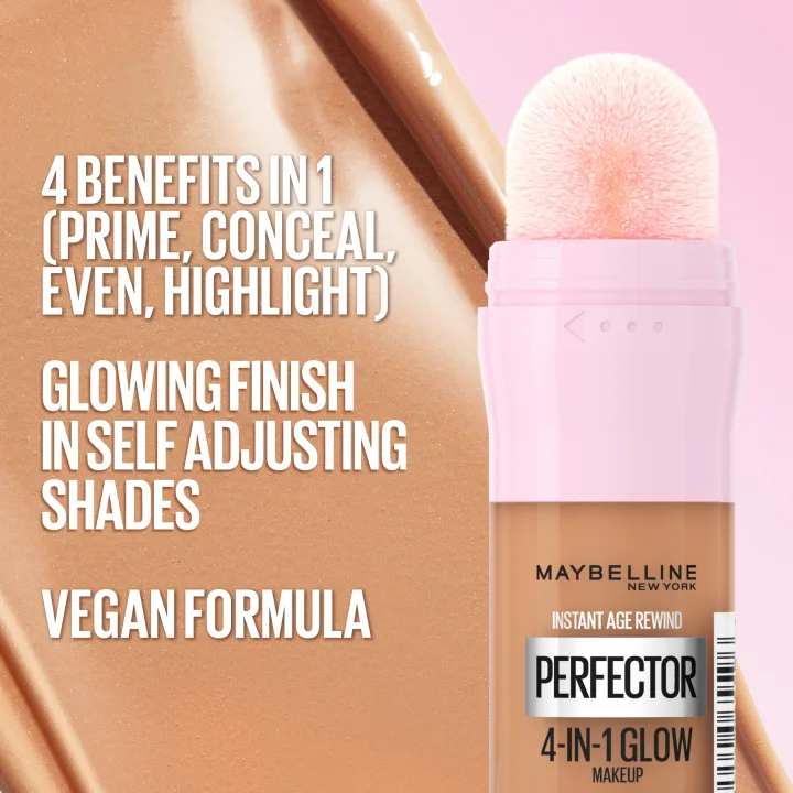 Maybelline New York Instant Perfector 4-in-1 Glow Makeup Foundation 20 ml 02 Medium Maybelline New York