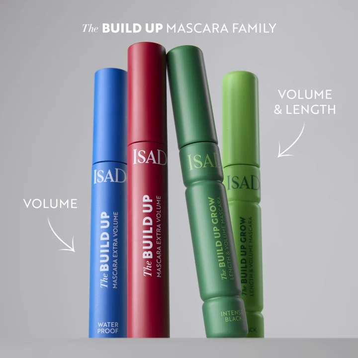 IsaDora Build Up Grow Length & Volume Mascara 9 ml 01 Black IsaDora