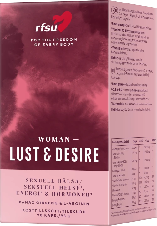 RFSU Lust & Desire Woman 90 kapslar Rfsu