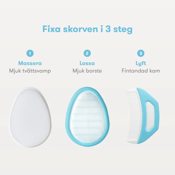 Frida Baby Skorvfixaren 3-stegs behandling 4 delar FridaBaby