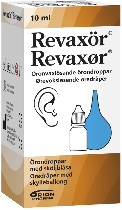 Revaxör Örondroppar med sköljblåsa 10 ml Revaxör